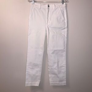 Everlane White Cropped Straight Regular Jeans 6